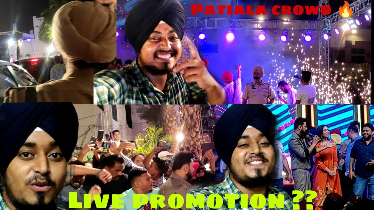 Yaar mera titliyaan warga❤Crowd😱Promotion🎥 Patiala Live😍 Gippy Grewal😱#vlog42