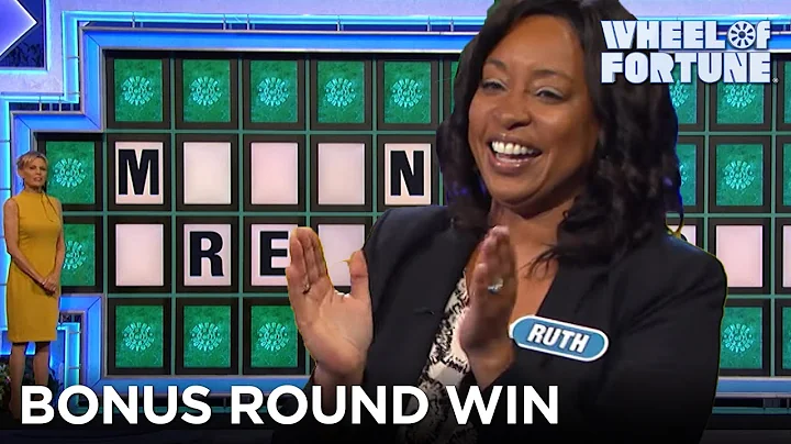 Ruth Quickly Solves the Bonus Round Puzzle | Wheel...
