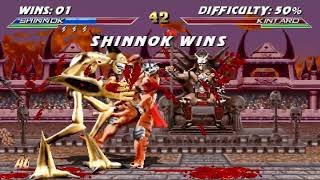 MORTAL KOMBAT NEW ERA 2023 - MONSTER SHINNOK GAMEPLAY PLAYTHROUGH screenshot 5