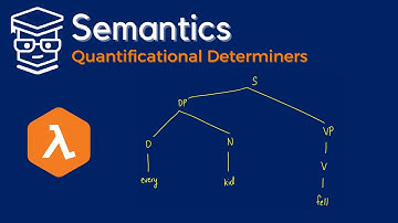 Semantics: Quantificational Determiners with Lambda Calculus