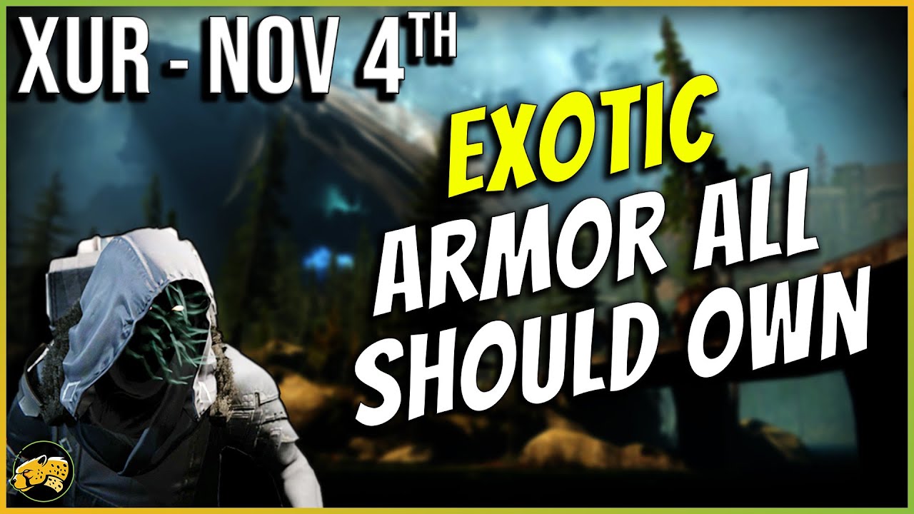 Exotic Armor ALL Players should own - Legendary Pulse and Fusion are Good too - Destiny 2 - Nov 4