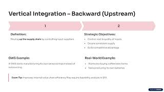 1.6 ACCA SBL Topic Explainer: Horizontal vs Vertical Integration