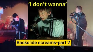 More of Tyler's Backslide screams -Twenty One Pilots clancy tour highlights