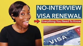 NO-INTERVIEW US Visa Renewal in NIGERIA 🇳🇬? | NIGERIANS! Watch THIS before you APPLY | Sassy Funke