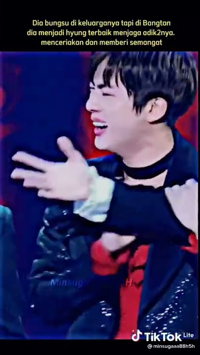 merinding pas dia nangis😭terkejut karna menang😭#seokjin#bts