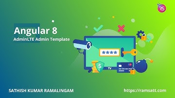 Angular 8 AdminLTE Starter Template | Sathish Kumar
