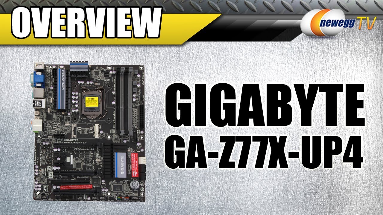 Used - Very Good: GIGABYTE GA-Z77X-UP4 TH LGA 1155 ATX Intel