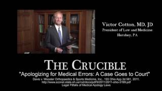 Apologizing for Medical Errors - A Case Goes to Court
