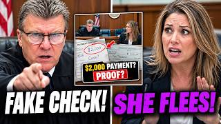 She Gets CAUGHT With a Fake Check — Then PANICS in Court
