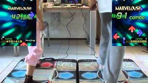 DDR/StepMania - DE-SIRE - Healing Vision -  versus Expert on foam mat