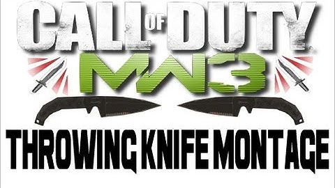 Get Knifed 3! (MW3 Throwing Knife Montage)