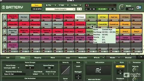 Native Instruments 200: Battery: The Art of Drum Programming - 24 Voice  Choke Groups