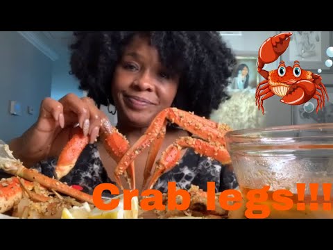 Baked Garlic Butter Crab Legs