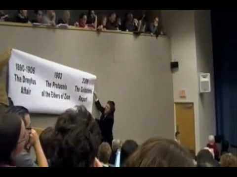 Zionist punks harass Richard Goldstone at Yale 1/27/10