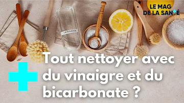 Comment utiliser vinaigre et bicarbonate ?