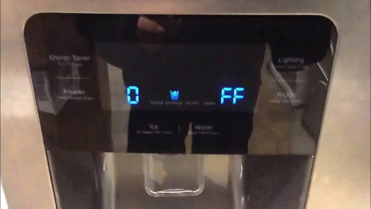 How to take a Samsung Side By Side Refrigerator out of DEMO (cooling