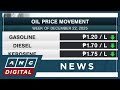 Big-time oil price rollback seen on week of Christmas | ANC