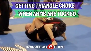 Getting Triangle Choke in Competition When Arm is Tucked BJJ Grappling - Jason Scully