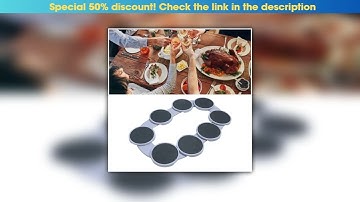 Review Table Turntable Turntable Tray 360 °   Rotation Multifunctional Reusable Portable Rotating F