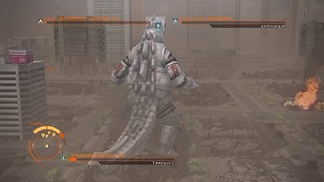 GODZILLA PS4 versus mode : MechaGodzilla vs. Jet Jaguar vs. BurningGodzilla 90