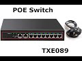 Обзор и переделка POE switch TXE089