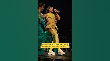 KATY PERRY JUMPS Over Cameraman in EPIC London Show! 😱 #shorts