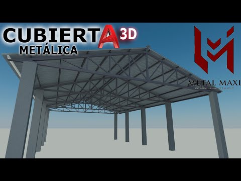 CUBIERTA METÁLICA AUTOCAD
