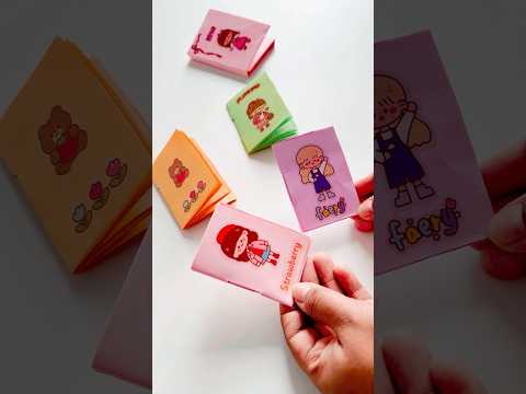 NO Glue, NO Tape! Cutest Book from Just Paper 📖✨
