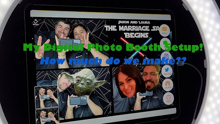 My Digital Photo Booth Rental Setup - iPad Photo Booth Business