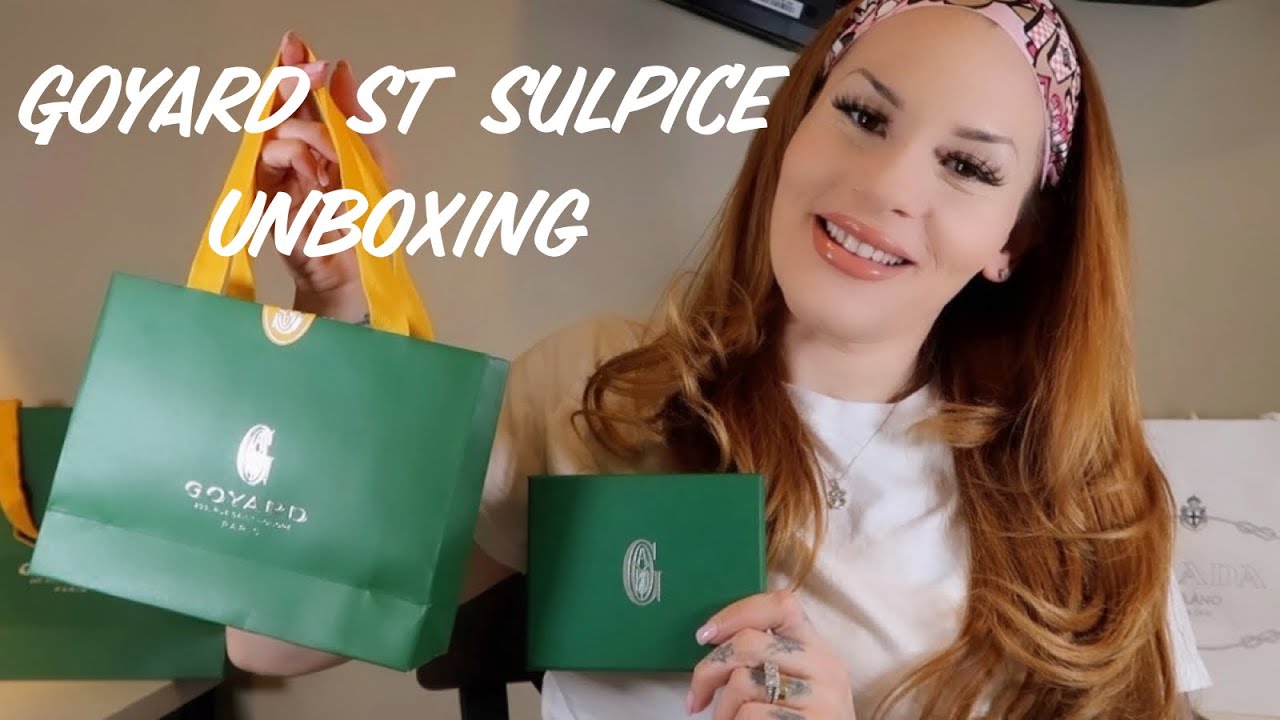 LUXURY DESIGNER UNBOXING: GOYARD ST SULPICE CARD HOLDER 