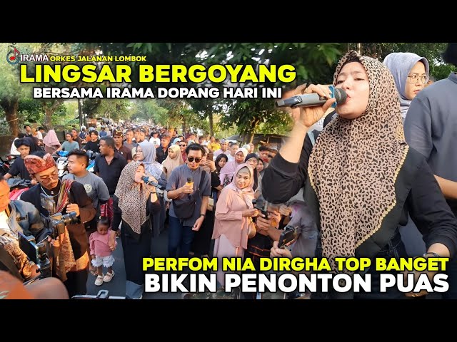 IRAMA DOPANG KEMBALI MENGGUNCANG JALANAN HARI INI DI LINGSAR||NIA DIRGHA DENGAN GAYA ENERGIKNYA class=