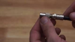 TV Aerial Male Plug Coaxial RF Coax Connectors Adapter 30PCS F to Pal Male Connector - How to make a Male Antenna Cable
