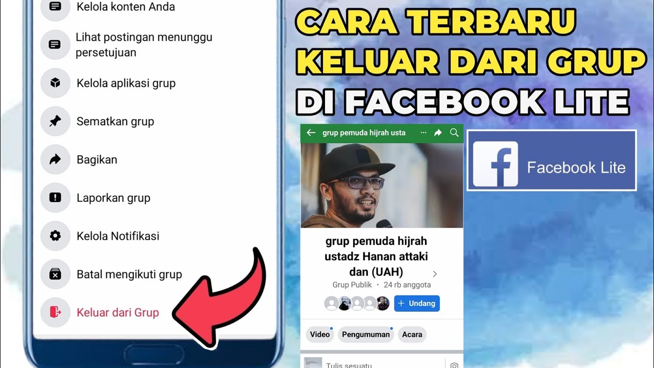 Cara Keluar Dari Grup Facebook Lite Terbaru 2022 YouTube