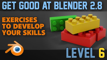 Beginner Exercises | Part 6 | Lego Bricks | Hard Surface Modelling 2 | Blender 2.8