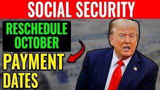 October 2025 Payment DATES UPDATED | SSI, SSDI, VA, Seniors’ Checks Schedule Update