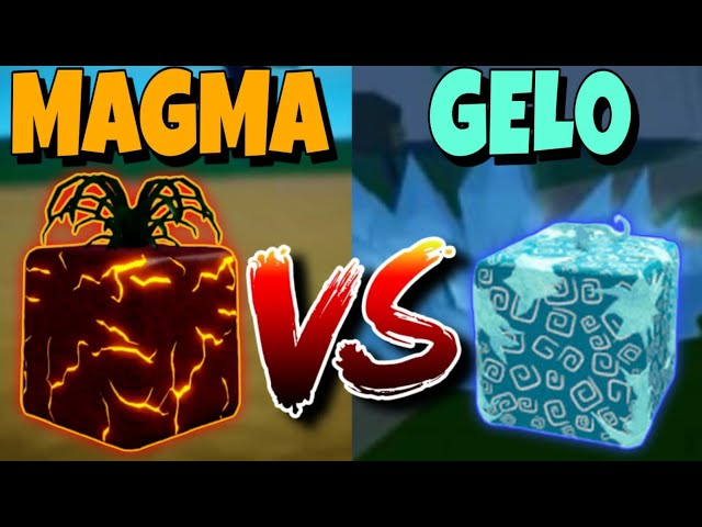 QUAL É A MELHOR FRUTA MAGMA OU NEVASCA DO BLOX FRUITS!! - Roblox 