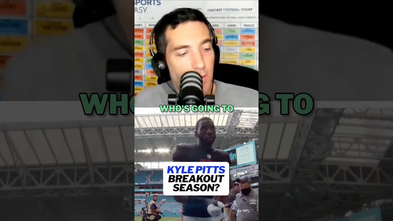 Do you believe in Kyle Pitts this season? 👀 #nfl #fantasyfootball #fantasydraft #kylepitts #nflfans