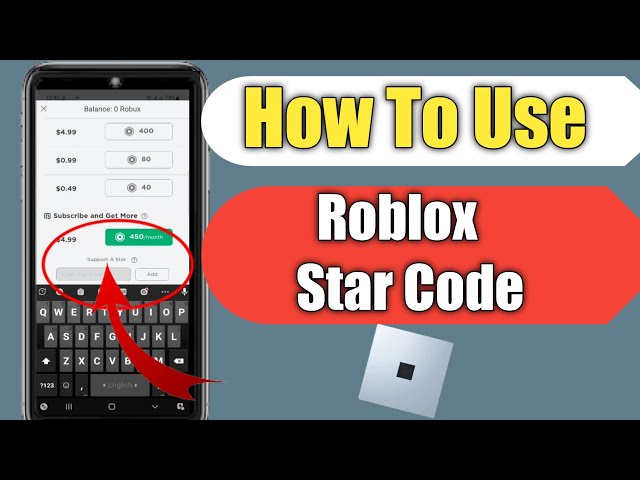 ThnxCya on X: Roblox added Star Codes to mobile app! Hugeee thanks to  everyone who is using my code 'THNXCYA' on PC and now on mobile 💚 it helps  support the channel