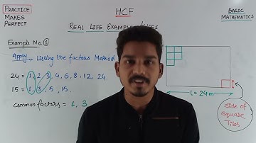 Real Life Use/Example Of HCF With Solution | Jaiswar Edufit-2021