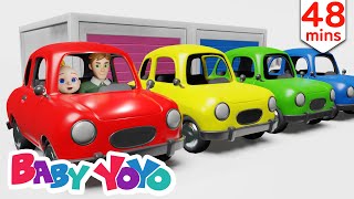 The colors song (Car Wash) + more nursery rhymes \& Kids songs - Baby yoyo