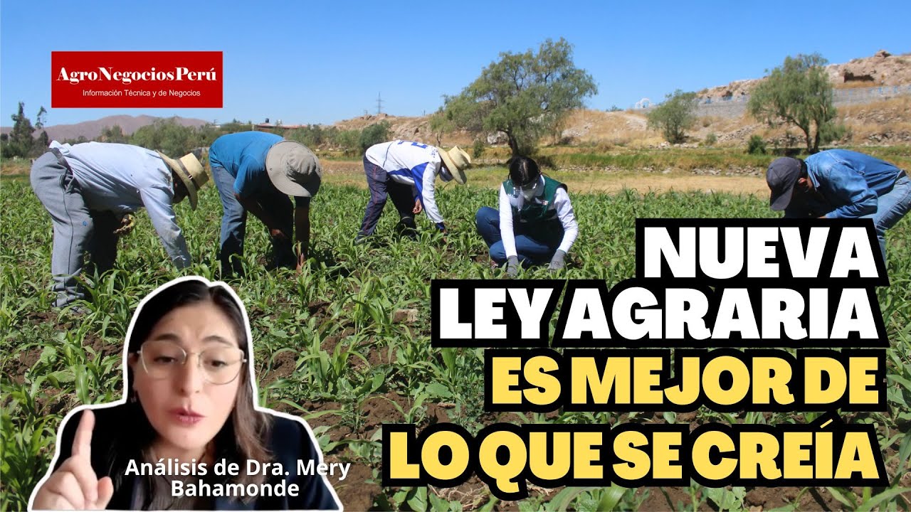 Analisis Nueva Ley Agraria: ninguna como ésta tuvo tantos beneficios para el pequeño productor
