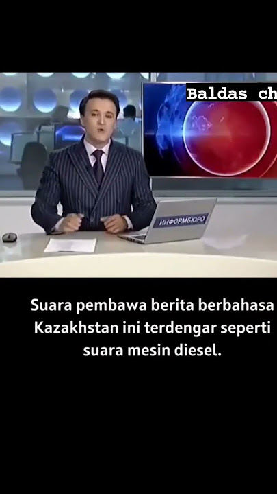 Begini Pembawa berita berbahasa Kazakhstan #palembangnian #mainmata #BedaTapiSama#viral #shortvideo