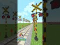 踏切 アニメ 電車 ふみきり Trains & Railway Level Railroad crossings 059-03