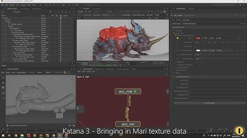 Katana 3 - Importing the Mari textures - 5 of 7