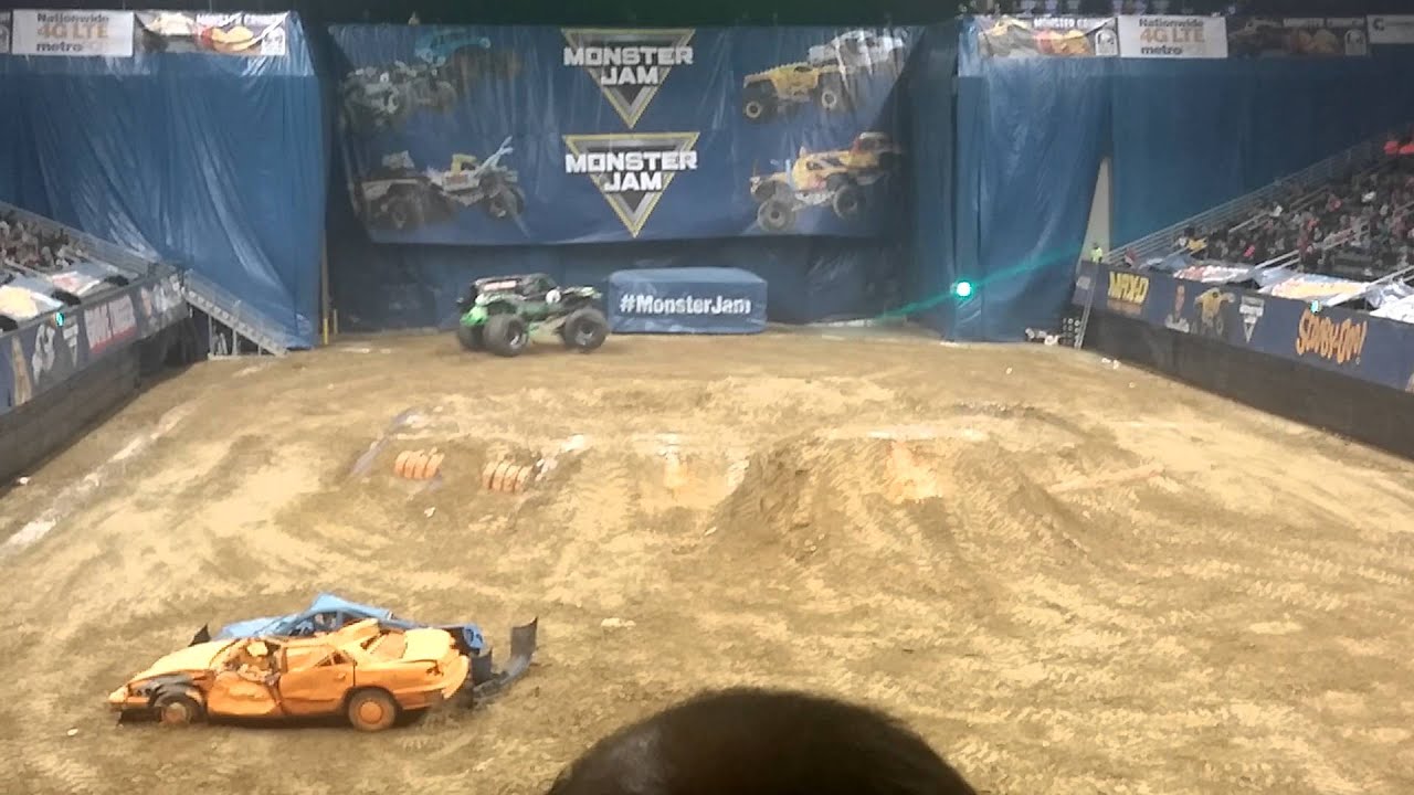 Monster jam nutter center Dayton Ohio Jan29 YouTube