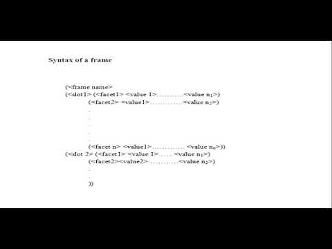 Knowledge Representation  semantic networks  Frames  artificial intelligence  Hindi  #19