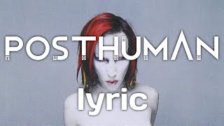 Marilyn Manson - Posthuman (Lyric Video)