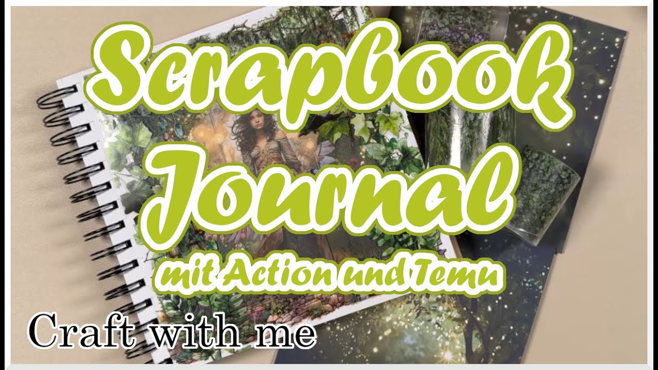 Scrapbook || Journaling || Mit Action und Temu || Craft with me || #01