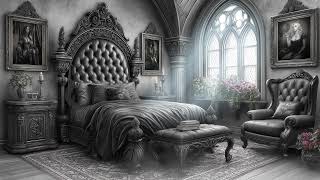 Gothic Noir Bedroom  – Dark Victorian Elegance & Baroque Dreams | Beautiful Decadent