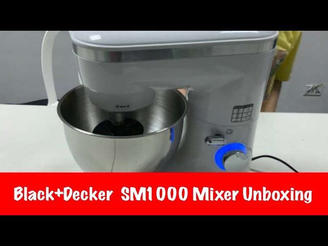 Unboxing the Black & Decker Stand Mixer, 4 Liters, 1000W, SM1000 -  Naheed.pk 